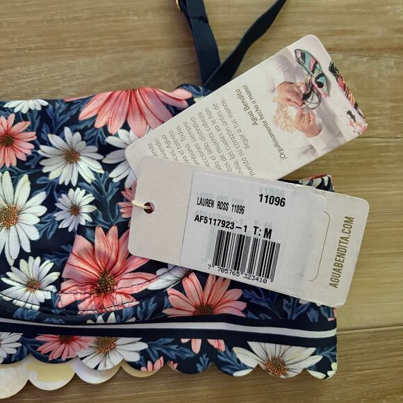 Agua Bendita Lauren Ross Bikini Top M - Picture 2 of 8